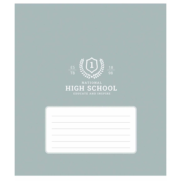 Тетрадь Школярик High school 12 листов клетка (012-3657K) - изображение 1
