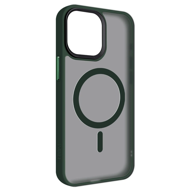 Чохол до мобільного телефона Armorstandart Uniq Magsafe Apple iPhone 15 Pro Max Dark Green (ARM75321) - зображення 1
