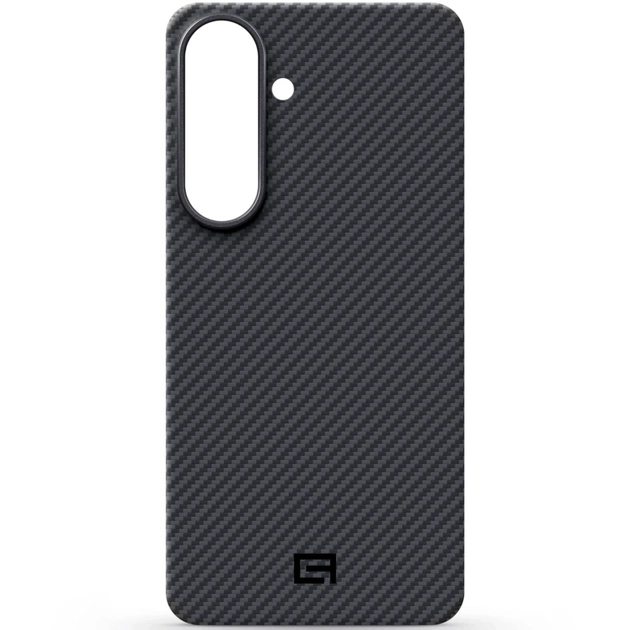 Чохол до мобільного телефона Armorstandart BlackIcon Aramid Twill MagCase Samsung S26 Plus Black (ARM90146) - зображення 1