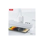 Зарядний пристрій XO L117 2xUSB-C PD45W + 1xUSB-A QC3.0 White (L117.white) - уменьшенное изображение 5