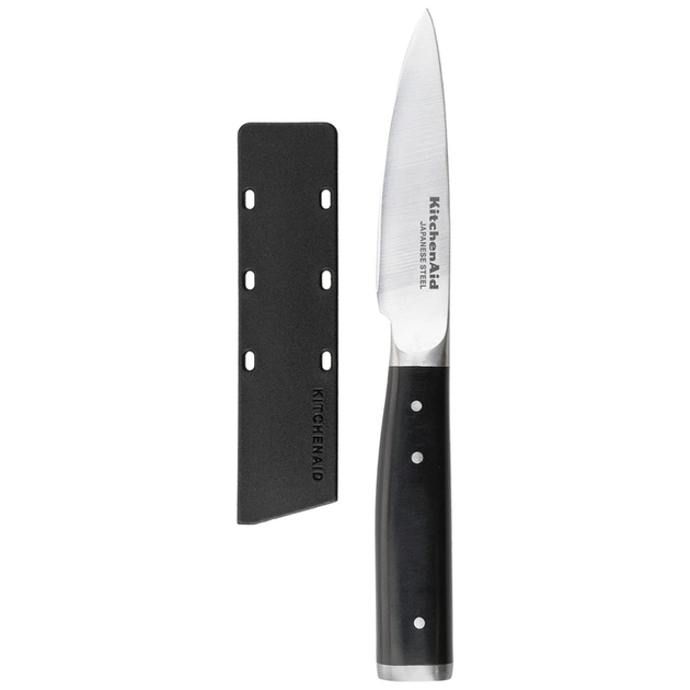 Кухонний ніж KitchenAid Coreline для чистки овочів та фруктів з чохлом, 9 см (KOG35ASSOHOBA) - picture 1