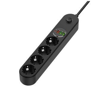 Мережевий фільтр живлення ColorWay CW-CHE44PDB, 4 розетки/4USB 2M (CW-CHE44PDB) изображение 1