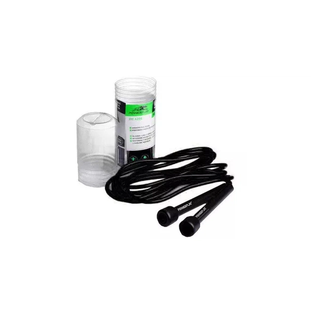 Скакалка PowerPlay 4201 Чорна (PP_4201_Black) - picture 3