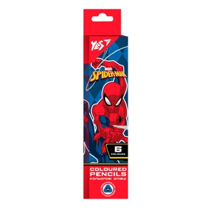 Олівці кольорові Yes Marvel. Spiderman 6 кол. (290700) зображення 1