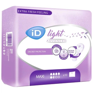 Урологічні прокладки ID Light Maxi 10 шт. (5414874002070) зображення 1