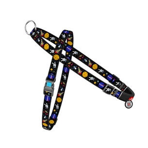 Шлея для собак WAUDOG Nylon з QR-паспортом "NASA" S (5465) зображення 1