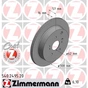 Гальмівний диск ZIMMERMANN 540.2495.20 - зменшене зображення 1
