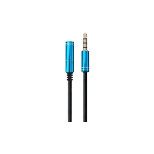 Кабель мультимедійний 3.5mm M to 3.5mm F 1.0m (4pin) Maxxter (A-3434-1m) зображення 1