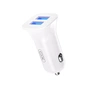 Зарядний пристрій XO TZ10 2.4A/2 USB + Type-C White (XO-TZ10-TC-WH) - зменшене зображення 2