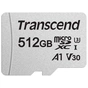 Карта пам'яті Transcend 512GB microSDXC Class 10 U3 (TS512GUSD300S-A) - зменшене зображення 2
