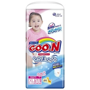 Підгузки GOO.N Трусики для дівчат 12-20 кг (XL, 38 шт) (853083) зображення 1
