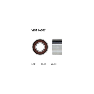 Ролик натягувача ременя SKF VKM 74607 зображення 1