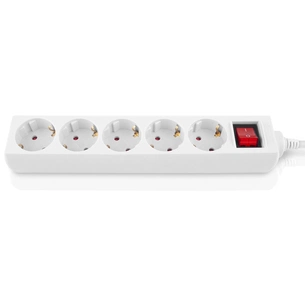 Мережевий фільтр живлення REAL-EL RS-Protect M 5m, white (EL122300029) зображення 1