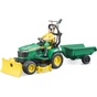 Спецтехніка Bruder садовий трактор John Deere з причіпом та фігуркою садівника (62104) - зменшене зображення 3