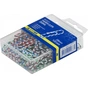 Скріпки канцелярські Buromax 28мм, colored, "zebra", 100 шт., plastic box (BM.5071) - зменшене зображення 1