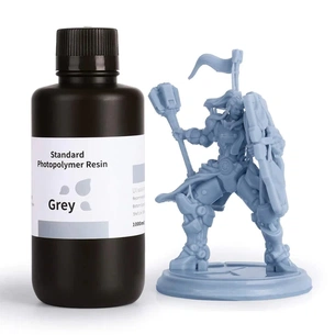 Фотополімерна смола ELEGOO Resin, Standard 1кг, grey (50.103.0081) зображення 1