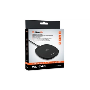 Зарядний пристрій REAL-EL WL-740 black (EL123160019) зображення 1