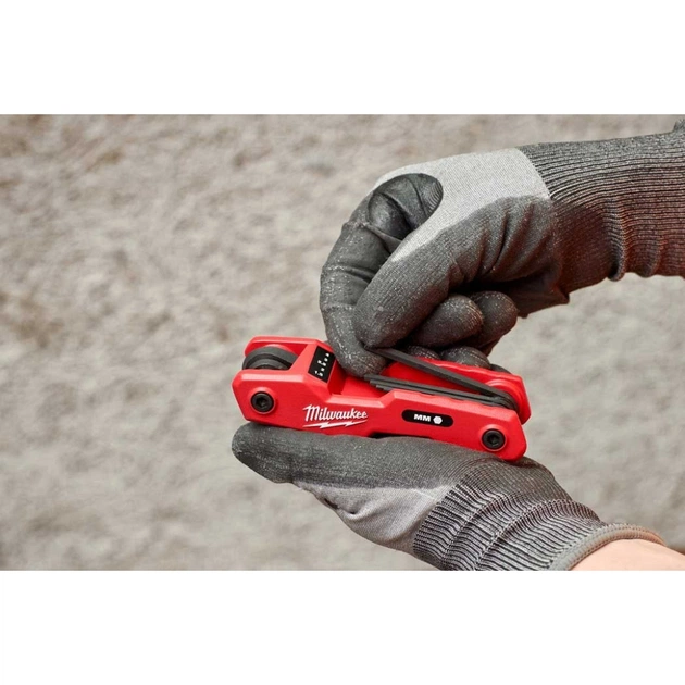 Ключ Milwaukee складний шестигранний 8 розмірів (4932480978) - picture 8