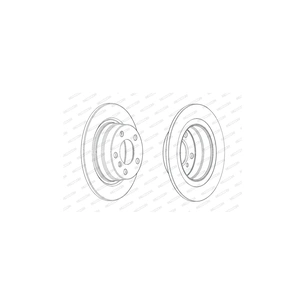 Гальмівний диск FERODO DDF2197C зображення 1