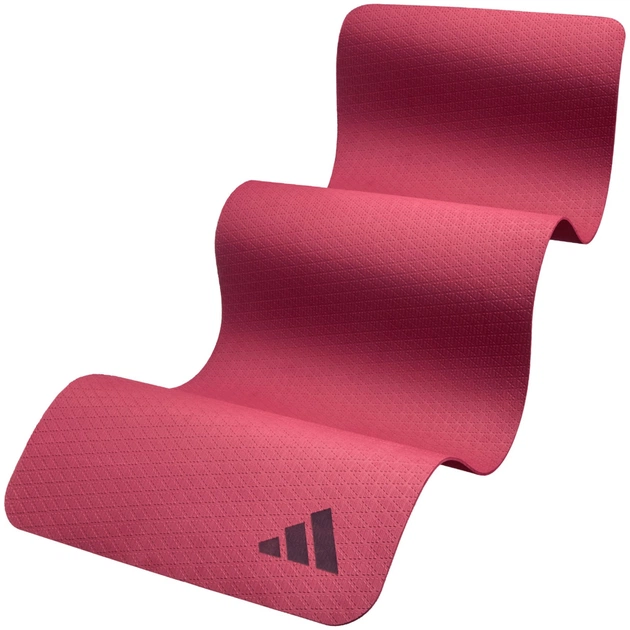 Килимок для йоги Adidas Yoga Mat ADYG-10001CB Уні 176 х 61 х 0,4 см бордовий (885652026604) - зображення 6