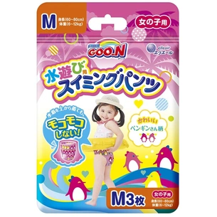 Підгузки GOO.N Трусики для плавання для дівчаток 6-12 кг, M 3 шт (853465) зображення 1