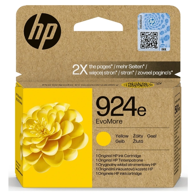 Картридж HP DJ No.924E XL Yellow (4K0U9NE) - зображення 1