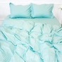 Постільна білизна MirSon SatinStripe 30-0015GreenWave 220х240 King Size (2200005253267) - зменшене зображення 1