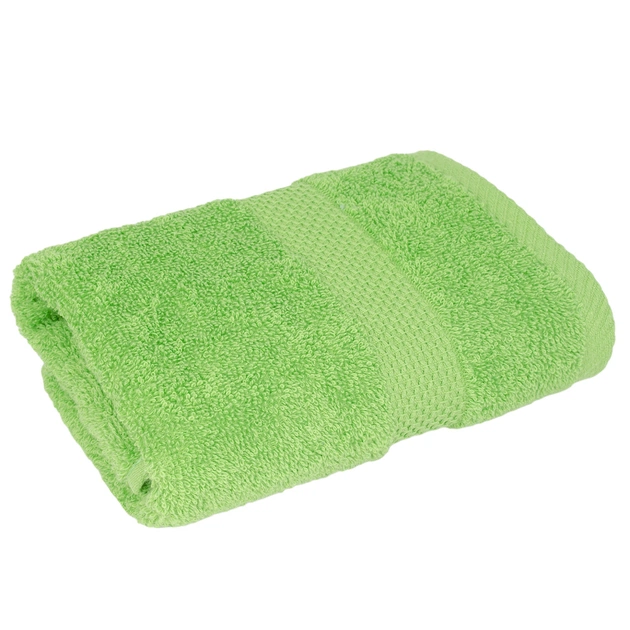 Рушник Home Line махровий бордюрний (салатовий) 400 гр/м2, 70х140 см (181825) - зображення 1