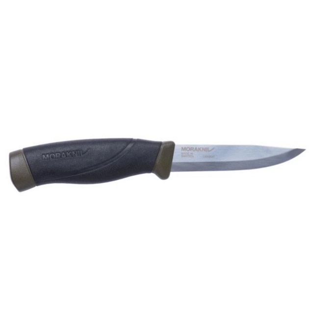 Ніж Morakniv Companion Heavy Duty MG чорно-зелений, вуглецева (12210) - зображення 1