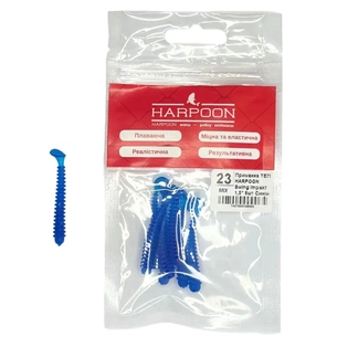 Силикон рыболовный Harpoon ТЕП Swing Impakt 1,5" 023 Синій 8шт (7407000009065) изображение 1