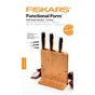 Набір ножів Fiskars Functional Form Bamboo 3 шт (1057553) - зменшене зображення 3