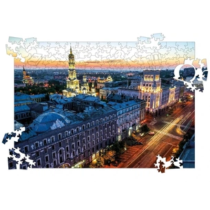 Пазл дерев`яний UkrainianPuzzles Успенський собор і центр Харкова зображення 1