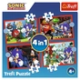 Пазл Trefl Sonic Пригоди Соніка 4 in 1 (35, 48, 54, 70) елемента (5900511346251) - зменшене зображення 6