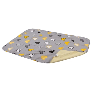 Пелюшки для малюків Еко Пупс Eco Cotton непромокаюча двостороння 50х70 см Ведмедики Мікі на сірому (EPG10N-5070mmg) зображення 1