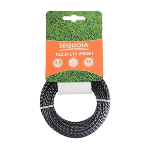 Жилка косильна SEQUOIA 2.0 ммм * 15 мм, кручений квадрат (TL2.0-L15-Profi) picture 1