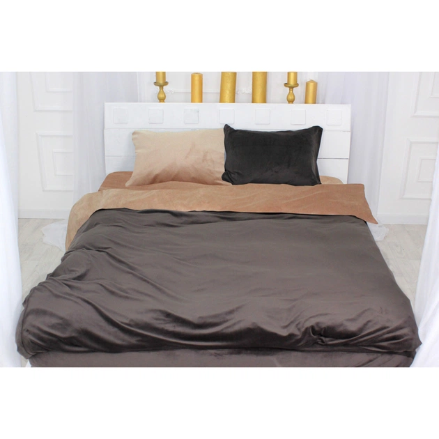 Постільна білизна MirSon Велюр Winter Frost 28-0004 + 28-0003 Kohleria Velvet 200х220 (2200004008646) - зображення 1