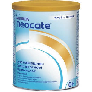 Дитяча суміш Nutricia Neocate для дітей з харчовою алергією від народження 400 г (5016533655155) зображення 1
