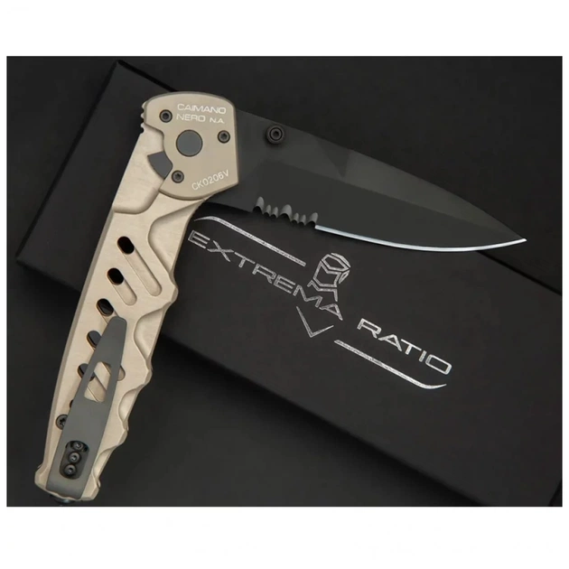 Ніж Extrema Ratio Caimano Nero N.A. Tactical Mud (04.1000.0166/BLK/TM) - picture 12
