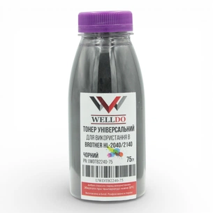 Тонер Brother TN-420/630/660/1035/1075/2075, фасовка, 75г Welldo (UWDTB2240-75) зображення 1