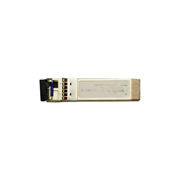 Модуль SFP FoxGate WDM, 1.0 G, 20 км, SC SM, TX1310 нм, DDM (SFPd-1SM-1310nm-20SC) - изображение 1