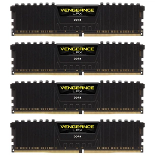 Модуль пам'яті для комп'ютера DDR4 32GB (4x8GB) 3600 MHz Vengeance LPX Black Corsair (CMK32GX4M4D3600C18) зображення 1