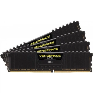 Модуль пам'яті для комп'ютера DDR4 32GB (4x8GB) 3600 MHz Vengeance LPX Black Corsair (CMK32GX4M4D3600C16) зображення 1
