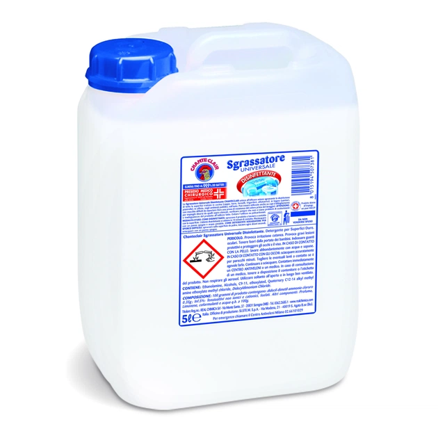Жидкость для чистки ванн ChanteClair Sgrassatore Universale Disinfettante Для дезинфекции 5 л (8015194507381) - изображение 1