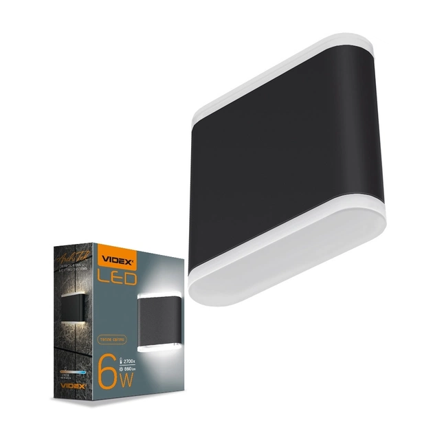 Світильник Videx LED AR06 IP54 6W 2700K чорний (VL-AR06-062B) - picture 3