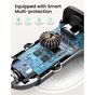 Зарядний пристрій Ugreen CD130 20W USB + Type-C PD Car Charger (Gray) (30780) - зменшене зображення 6