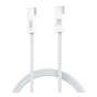 Дата кабель USB-C to USB-C 1.0m 60W white XO (NBQ273_C_White) - зменшене зображення 1