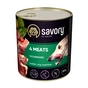 Консерви для собак Savory Dog Gourmand 4 види м'яса 800 г (4820232630402) - зменшене зображення 1