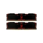Модуль пам'яті для комп'ютера DDR4 32GB (2x16GB) 3200 MHz Iridium X Black Goodram (IR-X3200D464L16/32GDC) - зменшене зображення 1
