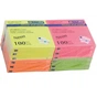 Бумага для заметок Buromax with adhesive layer 76х76мм, 100sheets, NEON colors (BM.2312-98) - уменьшенное изображение 2
