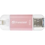 USB флеш накопичувач Transcend 64GB JetDrive Go 300 Rose Gold USB 3.1/Lightning (TS64GJDG300R) - зменшене зображення 1